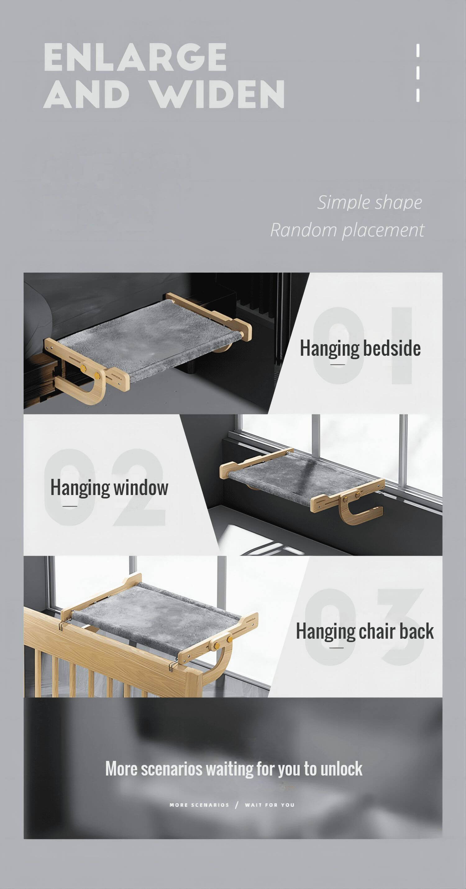 Bedside Cat Hammock-03